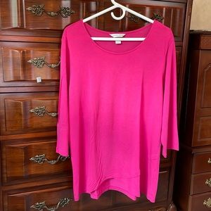 CHRISTOPHER & BANKS T Shirt, 3/4 Sleeve